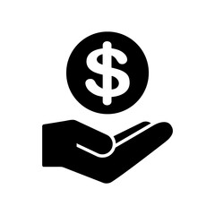 Bank services - Dollar - Minimal modern icon