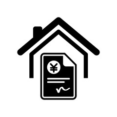 Home cost icon - Yen