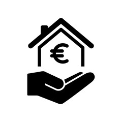 Home cost icon - Euro