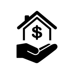 Home cost icon - Dollar