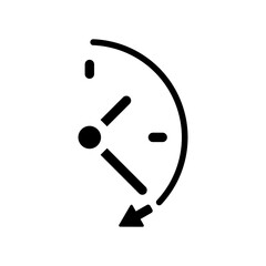 Spending time concept - Vector web icon