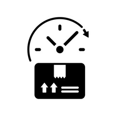 Steady delivery service 24/7 - Vector web icon