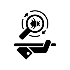 Virus full cleaning service - Vector web icon