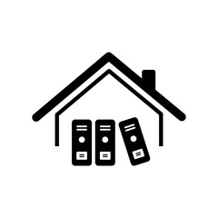 Archive folders room - Vector web icon