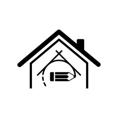 House design - Vector web icon