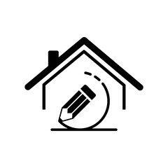 House design - Vector web icon
