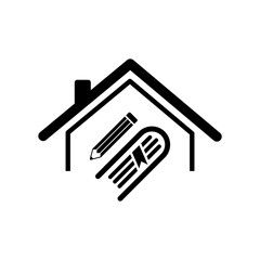 Library or school concept - Vector web icon