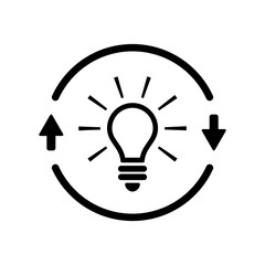 Brainstorm concept - Vector web icon