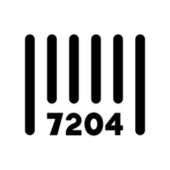 Product identity barcode - Vector web icon