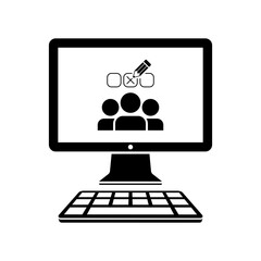 Check web team - Vector web icon