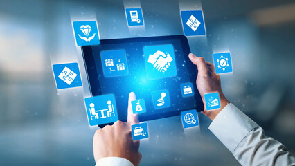 Business concept icons showing mergers and acquisitions, partnership, investment, and growth. mergers and acquisitions creates synergy, supports expansion, and drives corporate value. Gist