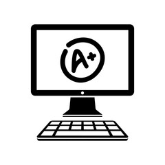 A+ top evalutation - Vector flat icon