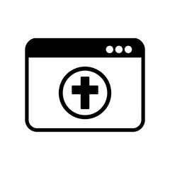 Religious online services - Vector flat icon