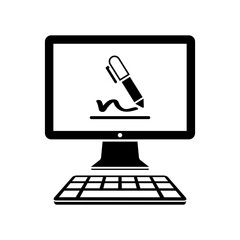 Subscribe terms and conditions - Vector flat icon