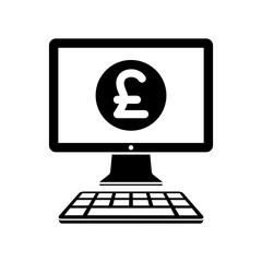 Sterling - Smart online banking services - Vector flat icon