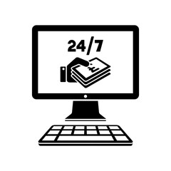 Sterling payment online - Vector flat icon