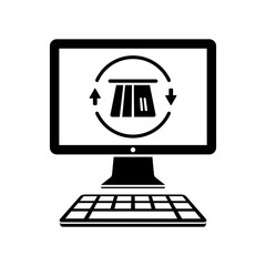 Web bank full services - Vector flat icon