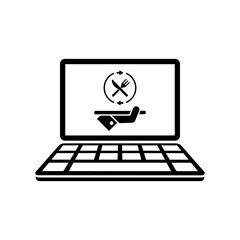 Fooding full web services - Vector flat icon