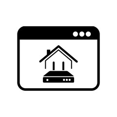 House router - Vector icon for computer website or application