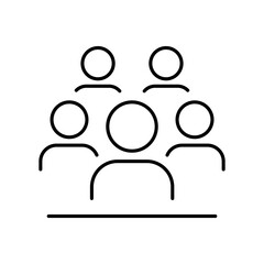 Community icon - Thin series