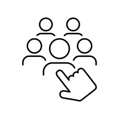 Fototapeta premium Recruitment icon - Thin series