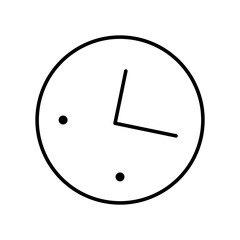 Clock icon - Thin series