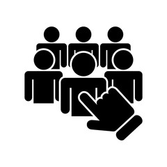 Fototapeta premium Recruitment icon