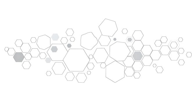 Abstract network of interconnected lines and shapes forming a complex digital structure - Powered by Adobe