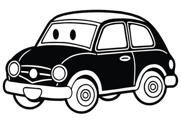 Cartoon cars set in various colors and designs vector illustration isolated on white background