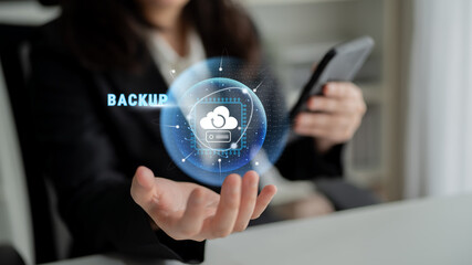 Cloud technology for data backup and disaster recovery solutions. Securely store and restore your critical business information to prevent data loss. Motif