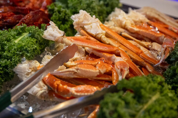 Snowcrab Legs on Ice