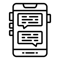 Fototapeta premium Chat Bubbles Icon