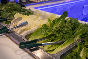 Various types of Leafy Greens