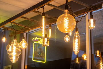 Edison inspired light bulbs