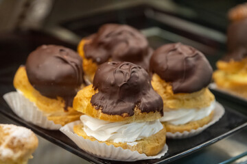 Classic French Chocolate Profiteroles