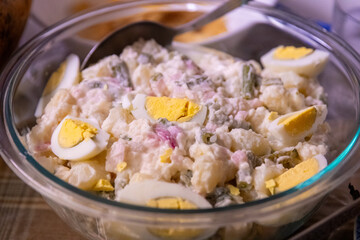 Southern style potato salad