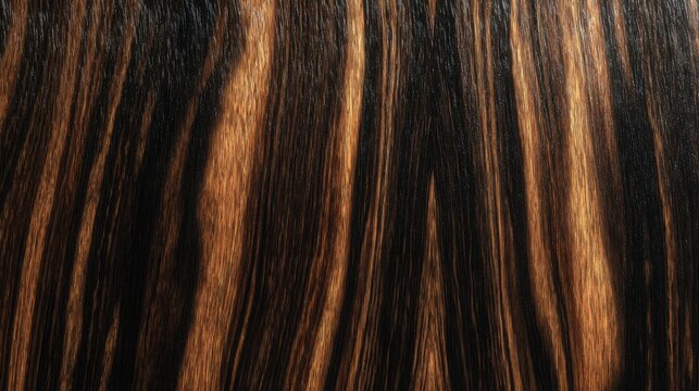 macro texture of exotic ebony wood deep contrast smooth lacquered finish luxurious dark pattern rare tree species ultra sharp detail