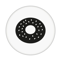 donut isolated on white background