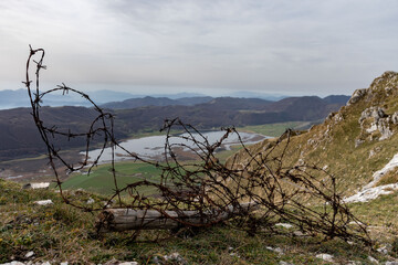 view from the top of the mountain