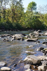 River Kabir Kouba in Wendake, Québec