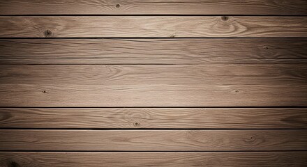 Naklejka premium Horizontal Wooden Planks with Natural Grain and Knots background