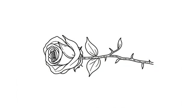 Symmetrical decorative floral element, fine linear graphics. Suitable for logos, frames and retro designs.