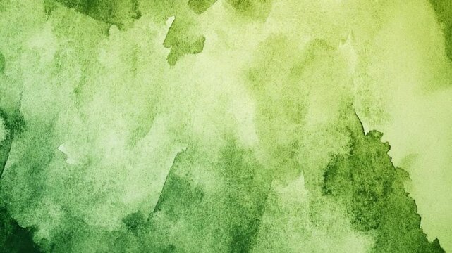 Video Watercolor background featuring a plane on a green and yellow landscape, ideal for travel or adventure themed projects