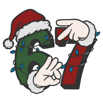 Christmas 67 Hands - 67 Six Seven Design