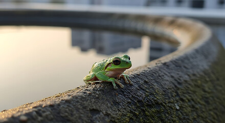 Animal adaptation. Heat-Island Amphibians — Roof-pond Frogs