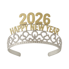 Obraz premium PNG Festive New Year tiara accessory
