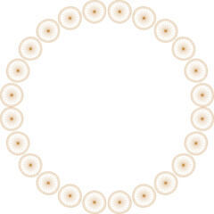 Round frames with stars. Stars in circle vector illustration graphic design. Frame with empty space