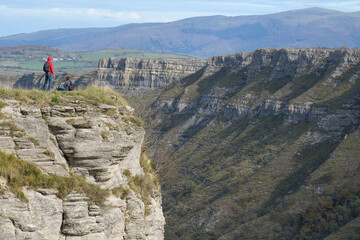 Views of Delika Canyon from Mount Santiago