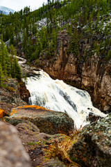 Yellowstone became the first national park for all visitors to enjoy the unique hydrothermal and geologic features, to observe wildlife and active geysers.