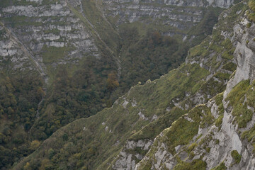 Views of Delika Canyon from Mount Santiago